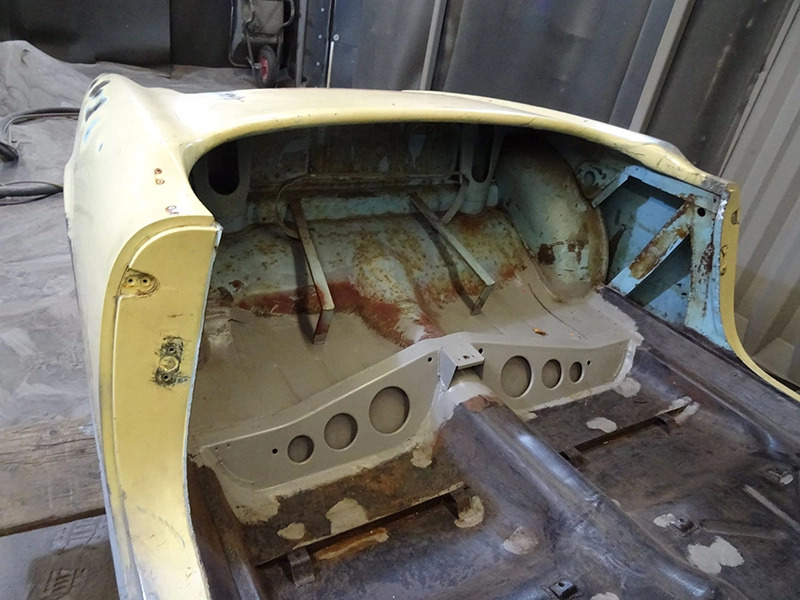 Classic car blasting | Blast Cleaning & Powder Coating Essex gallery image 5