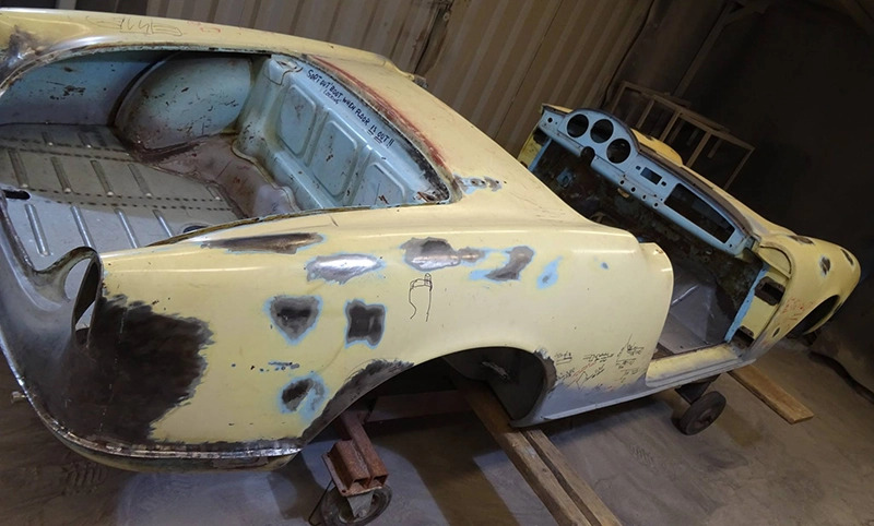 Classic car blasting | Blast Cleaning & Powder Coating Essex gallery image 3