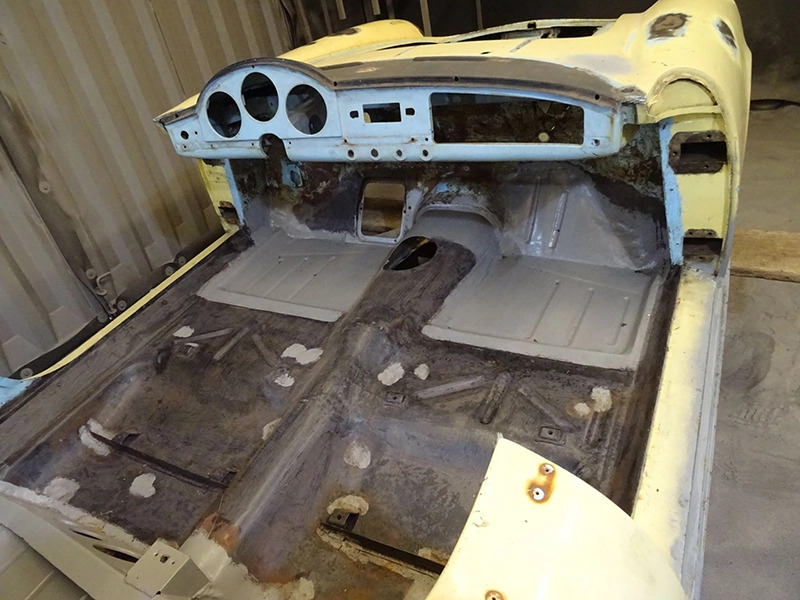 Classic car blasting | Blast Cleaning & Powder Coating Essex gallery image 1