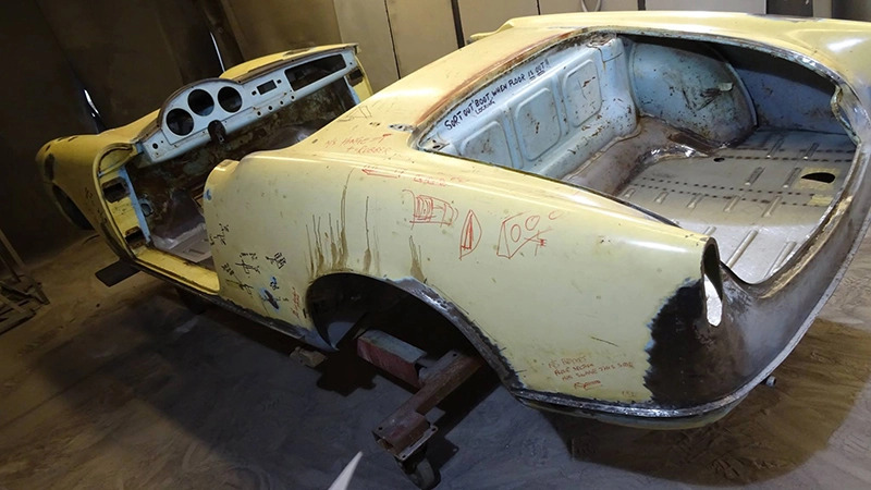 Classic car blasting | Blast Cleaning & Powder Coating Essex gallery image 4