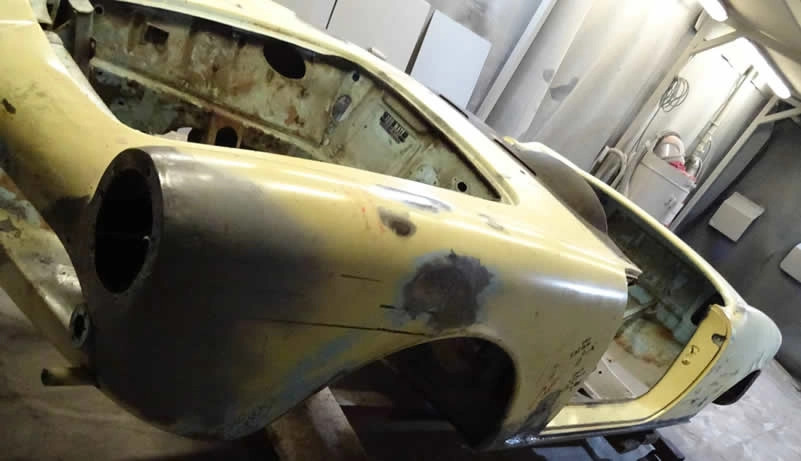 Classic car blasting | Blast Cleaning & Powder Coating Essex gallery image 8