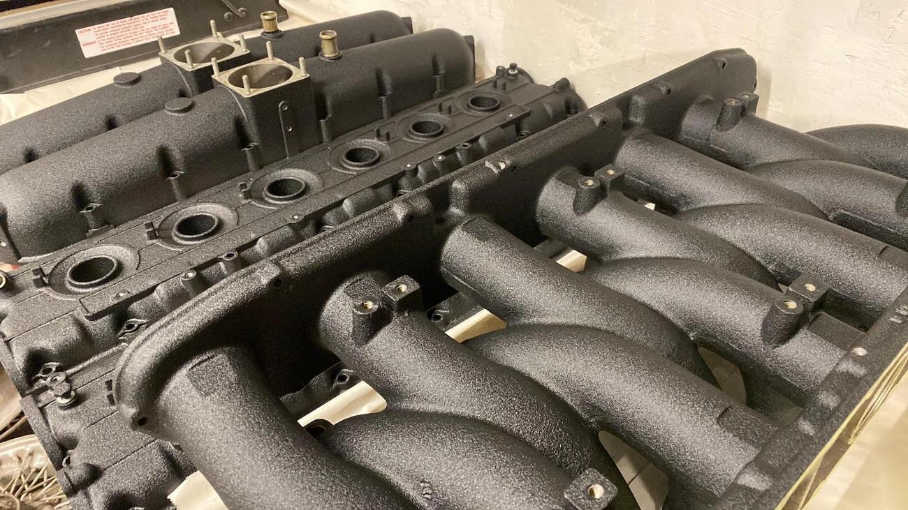 Powder coated cam covers | Blast Cleaning & Powder Coating Essex gallery image 1