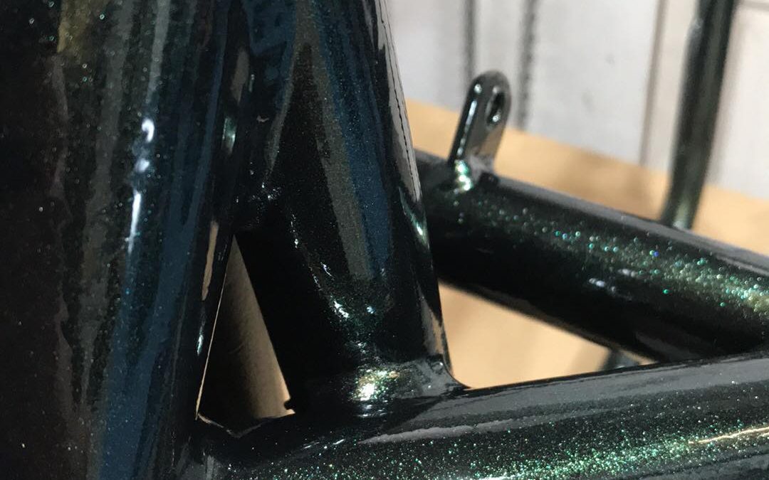 Finished Motorcycle Frame