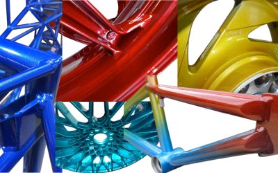 These guys have powder coated 3 bike frames
