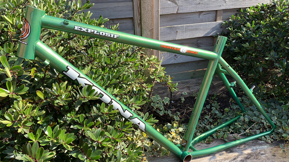 Powder Coated Bicycle Frame
