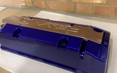 Powder coated Honda cam cover