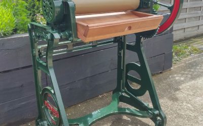 A Restored Mangle – A Perfect Garden Feature