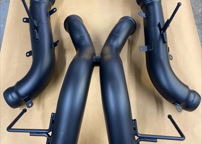 Mclaren Exhaust System Coated In Glacier Black Ceramic