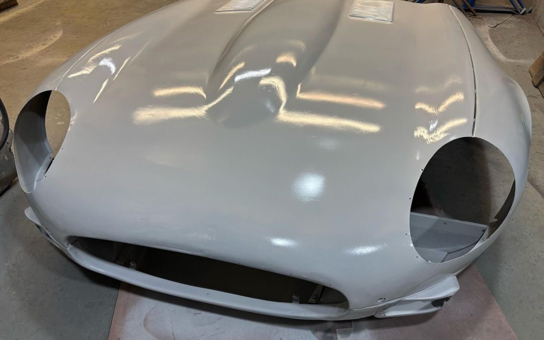 E Type Bonnet Blasted & Powder Coated