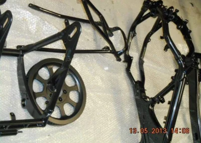 7 Various Motorycle Powdercoated Frames 2