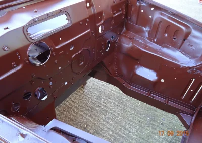 Austin A60 Van Blasted