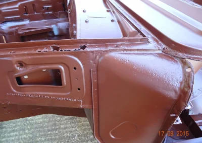 Austin A60 Van Blasted Body Coating