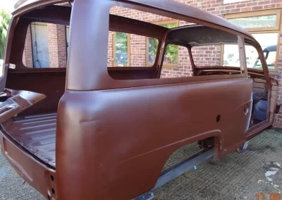 Austin A60 Van Blasted Vehicle