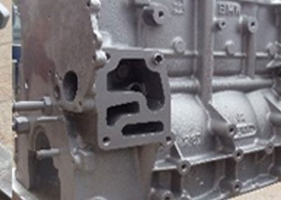 Bead Blasting Engine Casing 2