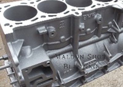Bead Blasting Engine Casing 3