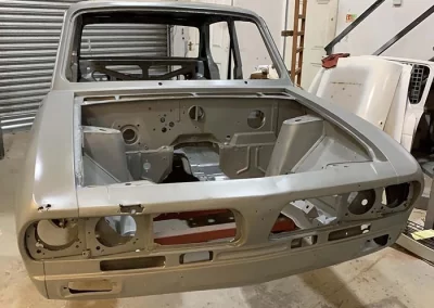 Body Shell Blast Primer Work Front View