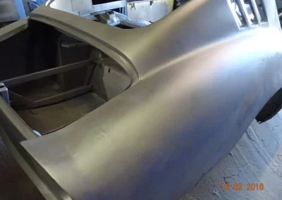 Ferrari Body Blasting Back View