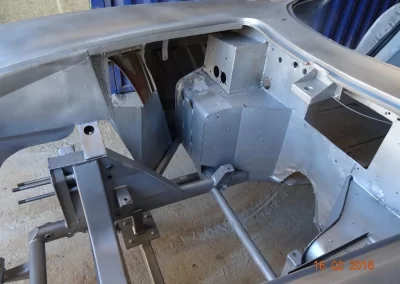 Ferrari Body Blasting Inner Engine View