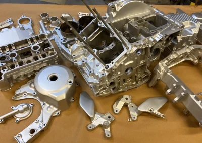 Finished In Ceakote Glacier Silver