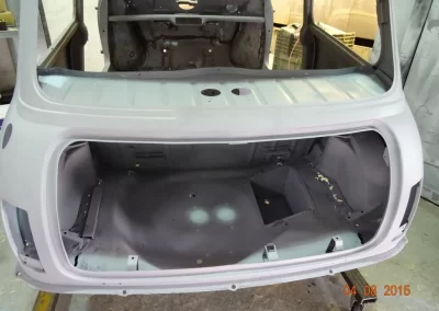 Mini Cars Body Parts Coating And Blasting Back View