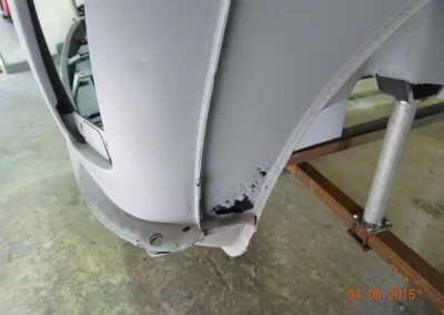 Mini Vehicle Repearing Body Parts Through Coating And Blasting