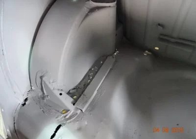 Mini Vehicles Repearing Body Shell Through Coating And Blasting