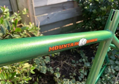 Powder Coated Bicycle Frame Illusion Sour Apple 3