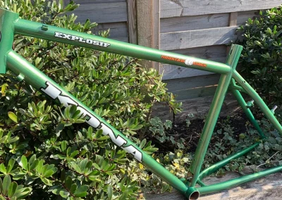 Powder Coated Bicycle Frame Illusion Sour Apple 4