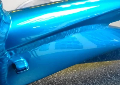 Tealblue Bicycleframe Powdercoated 2 1024x873