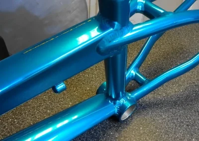 Tealblue Bicycleframe Powdercoated 3 1024x697