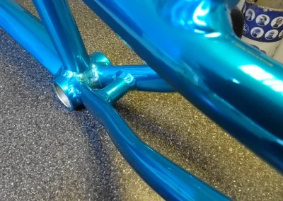 Tealblue Bicycleframe Powdercoated 4 1024x818