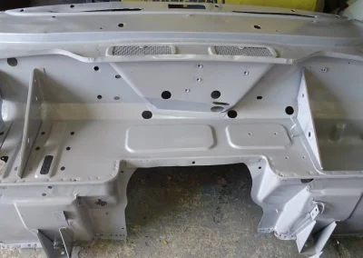 Triumph Spitfire Chassis For Blasting Body Coating