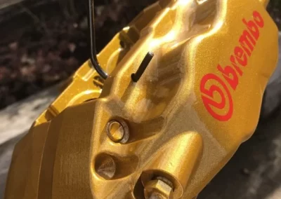 Vehicle Calipers Closeup View