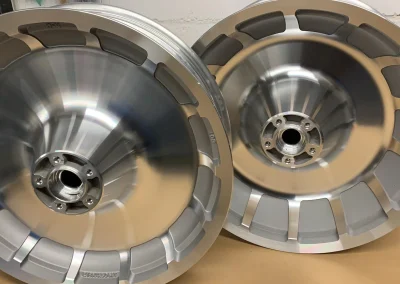 Vehicle Wheels Protected By A Clear Coat Ceramic
