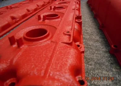 Crackle Red Farrari Cam Covers