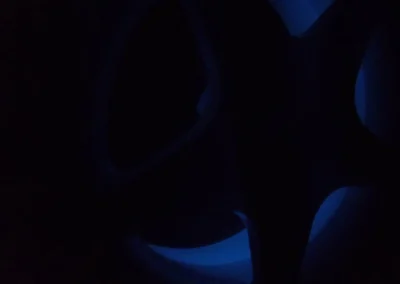 Glow Wheels Dark Powder Coating Paint