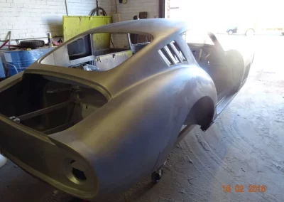 Luxury Ferrari Body Blasting Back View