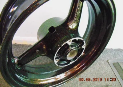 Motorcyclewheel Powdercoated 7