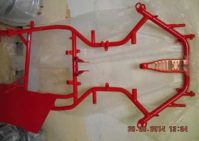 Powder Coated Kart Frame