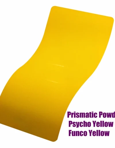 Prismatic Powders Psycho Yellow Over Funco Yellow