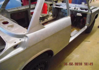 Shotblasted Car Body Shell