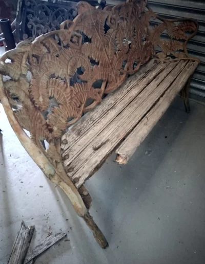 Victorian Cast Iron Bench