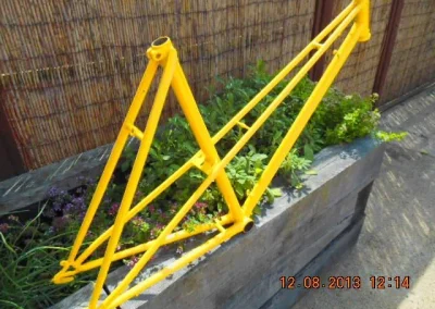 Yellowpowdercoated Pedal Bike 1 1