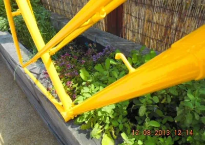 Yellowpowdercoated Pedal Bike 2 1