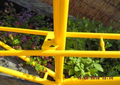 Yellowpowdercoated Pedal Bike 5