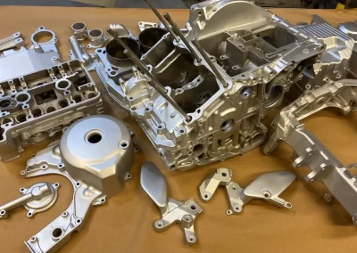 Finished In Ceakote Glacier Silver