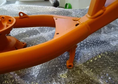 Motorcycle Frame Powdercoated 1