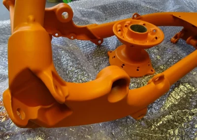 Motorcycle Frame Powdercoated 2