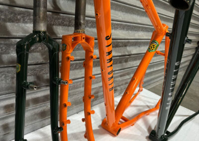 Powder Coated Bicycle Frames 1