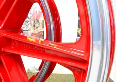 Bike Wheels Red Silver2 450